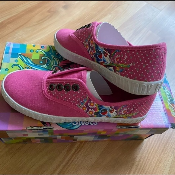 Ed Hardy shoe size 9 sneakers Vintage - Picture 1 of 4